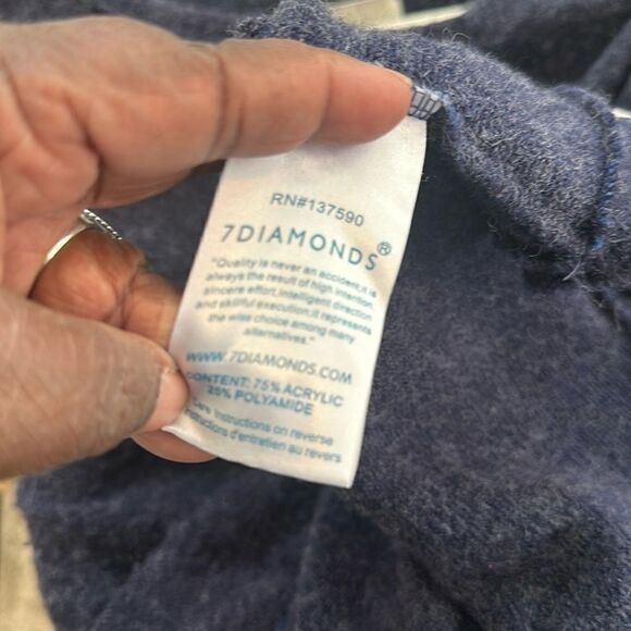 7Diamonds Blue Breathable Jersey Sweater XXL - Picture 8 of 9